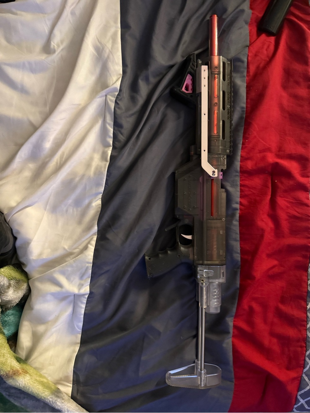 Tactical Styled Foam Dart Blaster - Black and Red